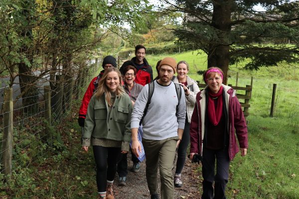 People walking near Coniston 